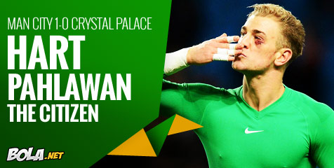 ANALISIS: City 1-0 Palace, Hart Jaga Angkernya Etihad ANALISIS: City 1-0 Palace, Hart Jaga Angkernya Etihad