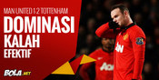 ANALISIS: Man United 1-2 Tottenham, Dominasi Kalah Efektif ANALISIS: Man United 1-2 Tottenham, Dominasi Kalah Efektif