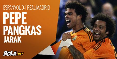 ANALISIS: Espanyol 0-1 Real Madrid, Pepe Pangkas Jarak ANALISIS: Espanyol 0-1 Real Madrid, Pepe Pangkas Jarak