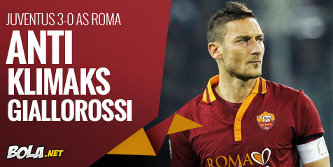 ANALISIS: Juventus 3-0 AS Roma, Anti Klimaks Giallorossi ANALISIS: Juventus 3-0 AS Roma, Anti Klimaks Giallorossi