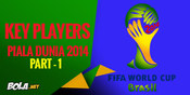 Key Player Tim-tim Peserta Piala Dunia 2014 - Bagian 1 Key Player Tim-tim Peserta Piala Dunia 2014 - Bagian 1