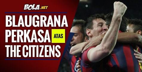 Fakta Menarik Barcelona Singkirkan Man City di UCL
