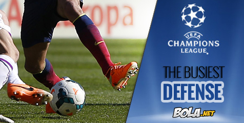 Sepuluh Tim Dengan Pertahanan Tersibuk di Liga Champions Musim Ini Sepuluh Tim Dengan Pertahanan Tersibuk di Liga Champions Musim Ini