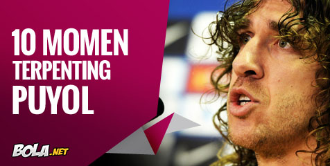 10 Momen Penting Karir Puyol 10 Momen Penting Karir Puyol