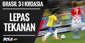 ANALISIS: Brasil 3-1 Kroasia, Lolos Tekanan ANALISIS: Brasil 3-1 Kroasia, Lolos Tekanan