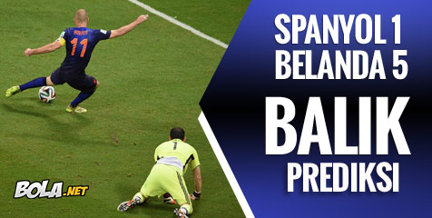 ANALISIS: Spanyol 1-5 Belanda, Membalik Prediksi ANALISIS: Spanyol 1-5 Belanda, Membalik Prediksi