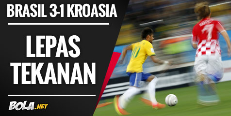 ANALISIS: Brasil 3-1 Kroasia, Lolos Tekanan ANALISIS: Brasil 3-1 Kroasia, Lolos Tekanan