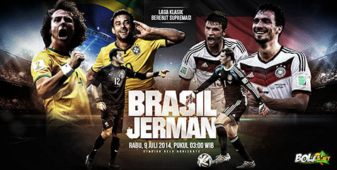 Brasil vs Jerman, Menerka Siapa Pemenangnya Brasil vs Jerman, Menerka Siapa Pemenangnya