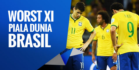 Worst XI Piala Dunia 2014 Worst XI Piala Dunia 2014