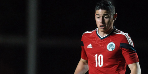 James Rodriguez (c) AFP