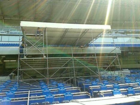 Madrid sudah dandani Bernabeu. (c) 101