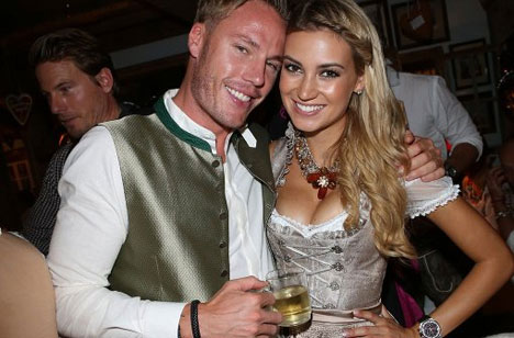 Christian Lell dan Melanie Rickinger ketika masih bersama