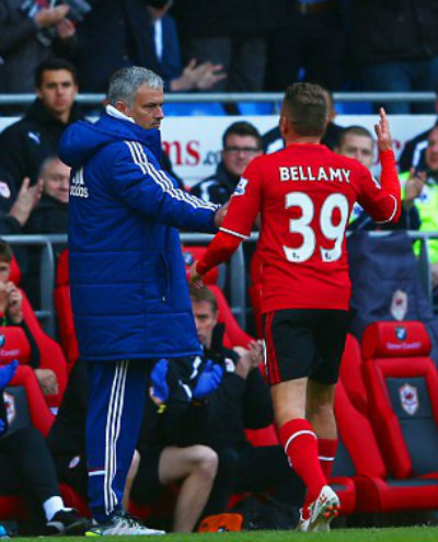 Jose Mourinho dan Craig Bellamy