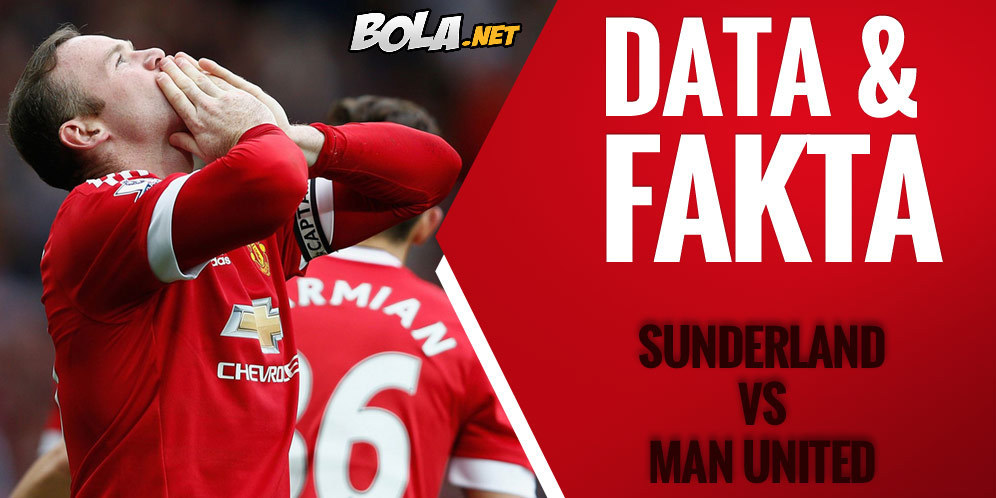 Data dan Fakta Premier League: Sunderland vs Manchester United Data dan Fakta Premier League: Sunderland vs Manchester United