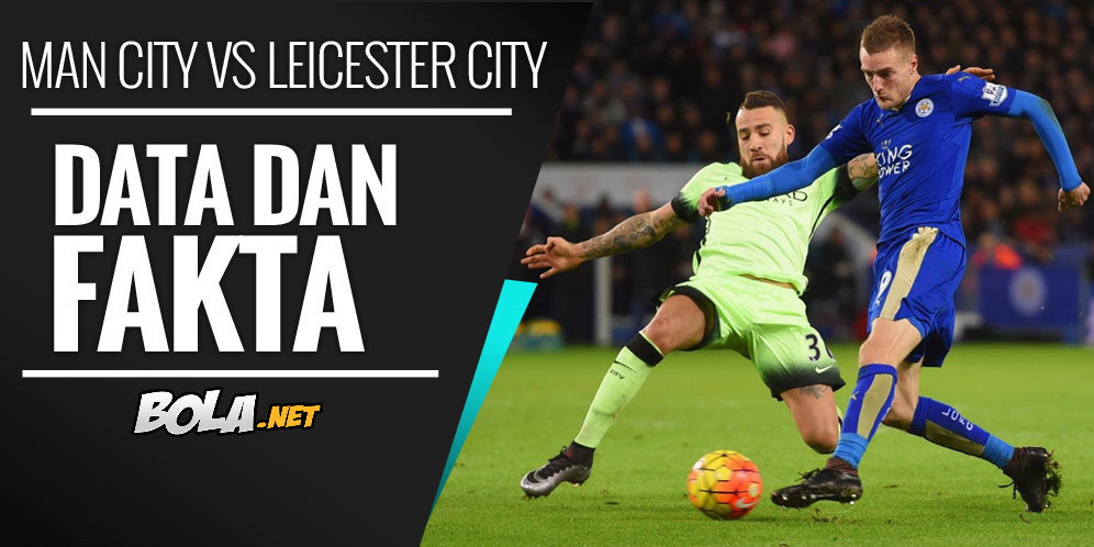 Data dan Fakta Premier League: Manchester City vs Leicester City Data dan Fakta Premier League: Manchester City vs Leicester City