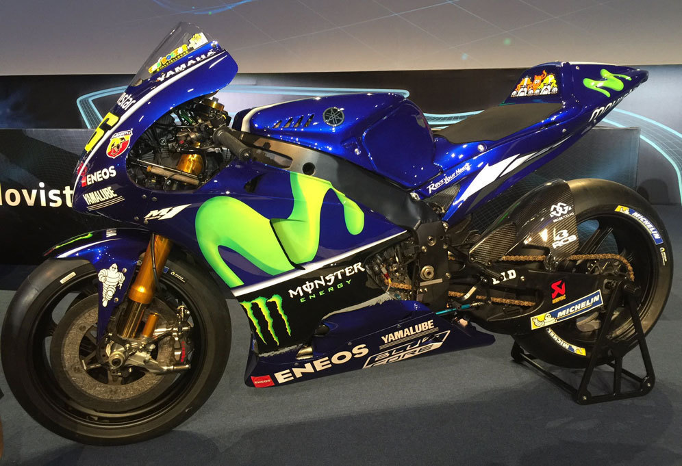 YZR-M1 2017 milik Valentino Rossi. (c) Movistar