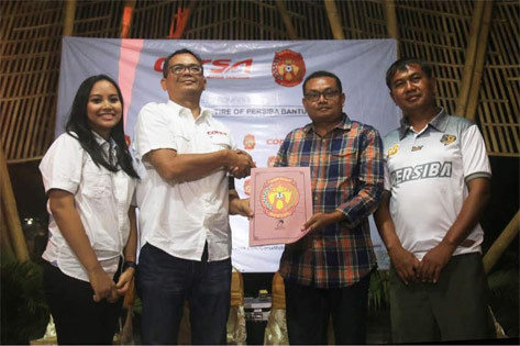 Corsa jadi sponsor Persiba Bantul.