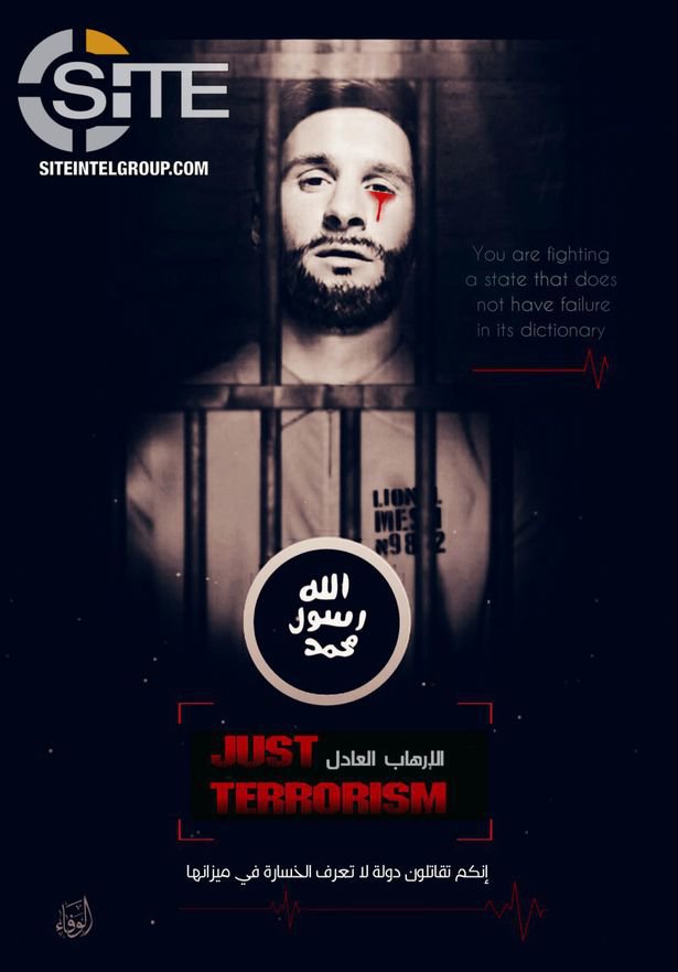 Poster Ancaman ISIS Untuk Piala Dunia 2018