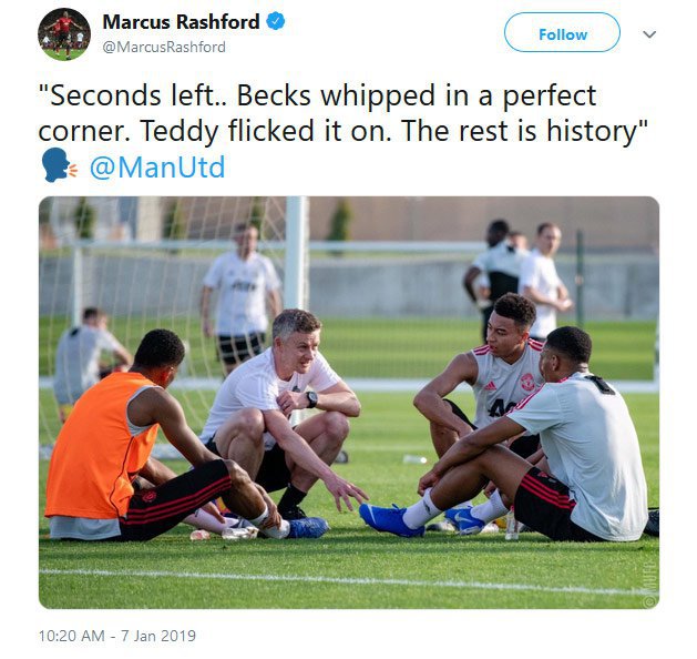 Tweet Marcus Rashford