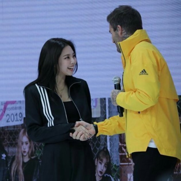Blackpink dan David Beckham (c) Ist