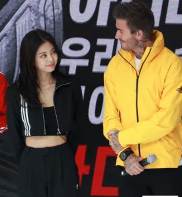 Blackpink dan David Beckham (c) Ist