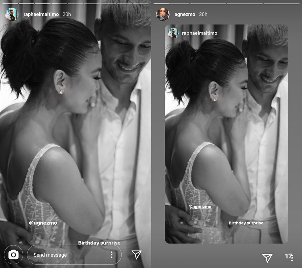 Agnez Mo dan Raphael Maitimo (c) Instagram/Raphael Maitomo/Agnez Mo
