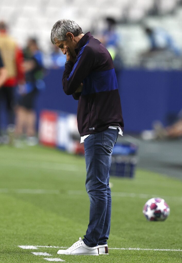 Quique Setien (c) AP Photo