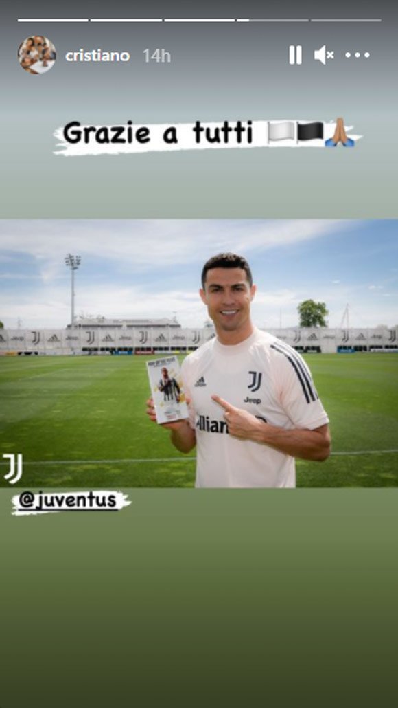 (c) Instagram @cristiano