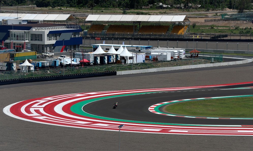 WorldSBK Indonesia 2021 di Sirkuit Mandalika. (c) AP Photo