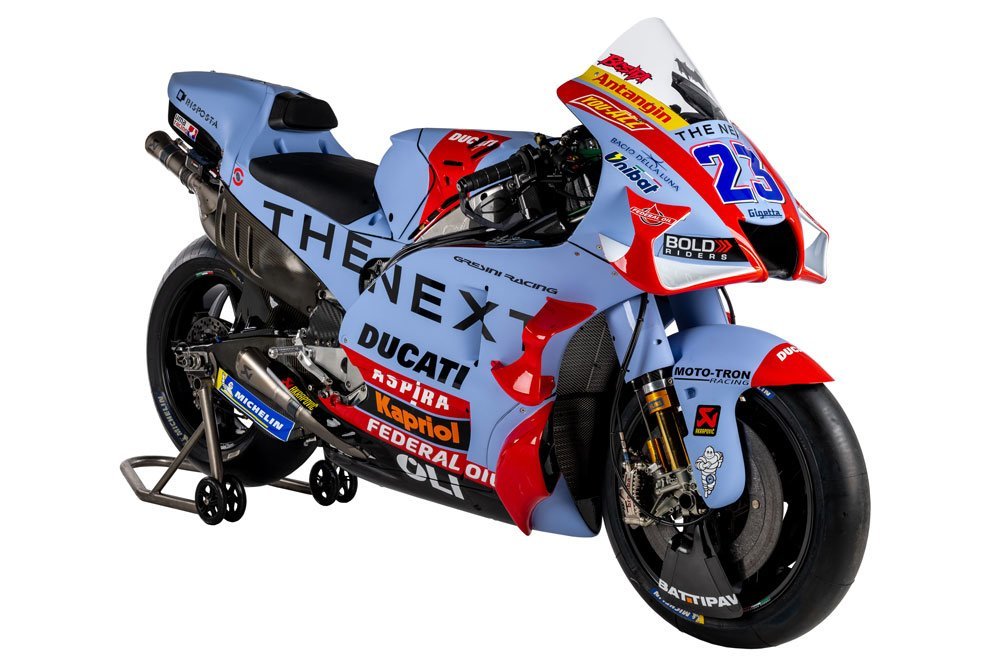 Motor Ducati Desmosedici GP21 milik Gresini Racing di MotoGP 2022. (c) Gresini Racing