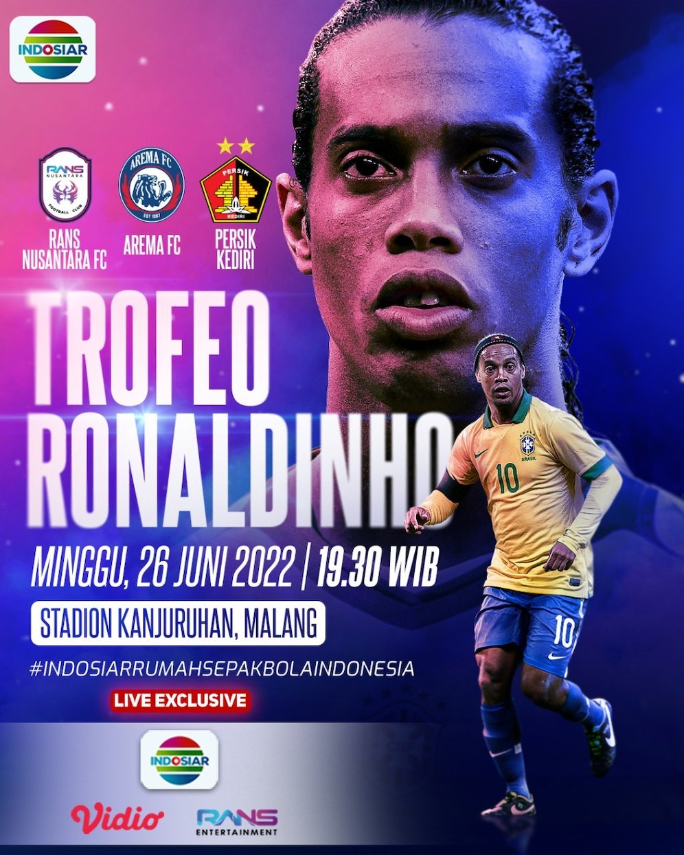 Trofeo Ronaldinho. (c) Indosiar