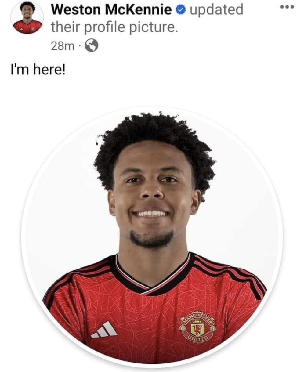 Unggahan akun resmi McKennie di Facebook (c) Ist