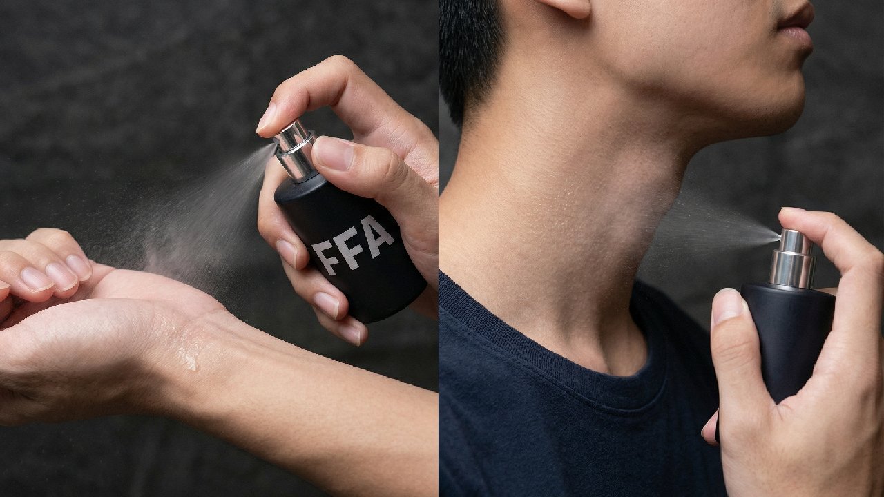 Pengaplikasian FFAR Sigma Spirit Eau de Parfum. (c) (Ilustrasi)