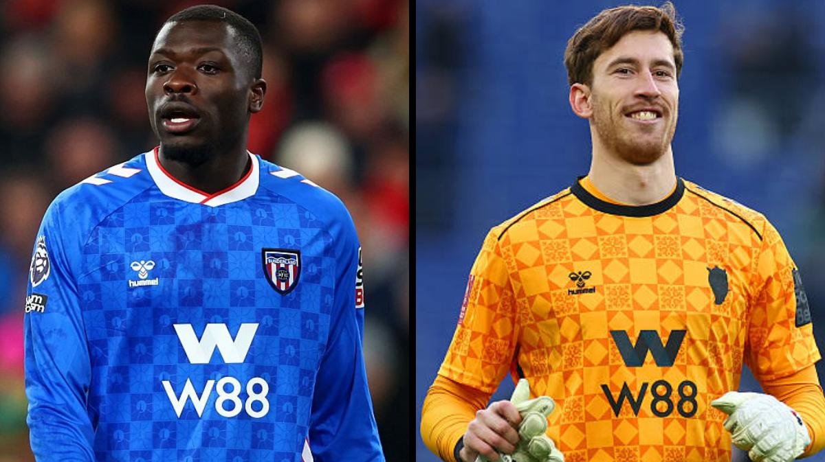 Brian Brobbey dan Robin Roefs (c) Official Sunderland
