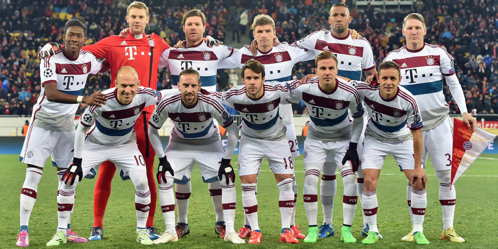 Bayern Munich lolos ke perempat final setelah mengalahkan Shakhtar Donetsk dengan agregat 7-0