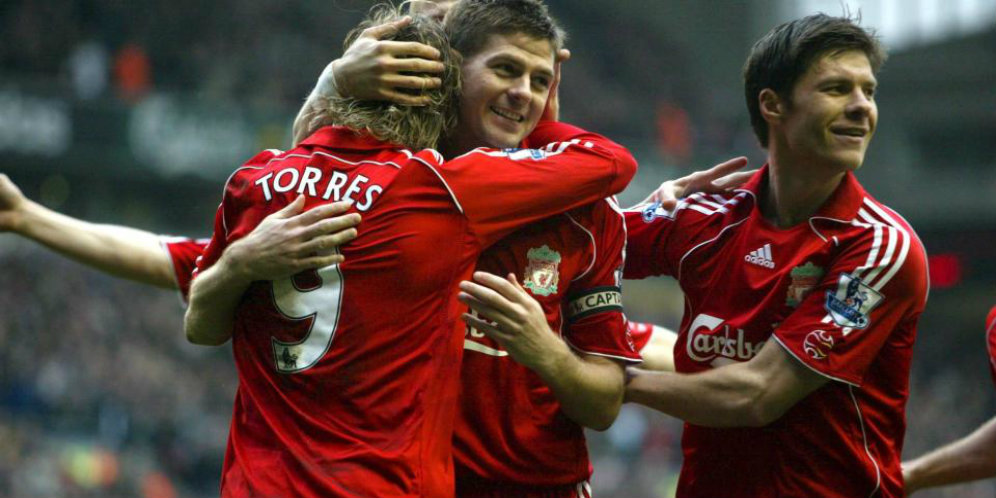 Steven Gerrard, Xabi Alonso dan Fernando Torres