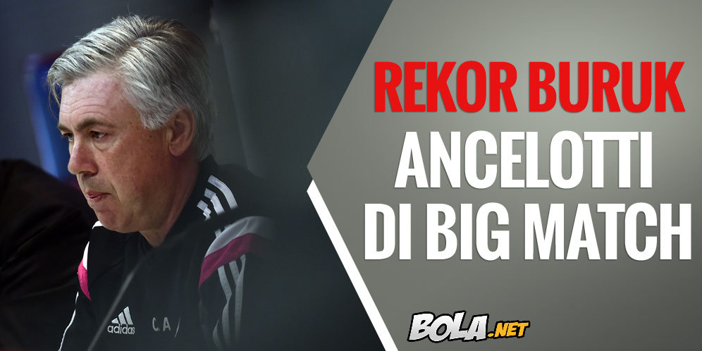 Bukan Cuma El Clasico, Inilah Rekor-rekor Buruk Ancelotti di Big Match Bukan Cuma El Clasico, Inilah Rekor-rekor Buruk Ancelotti di Big Match