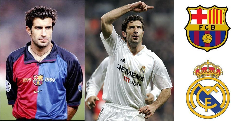 Luis Figo dan Pemain Yang Pernah Perkuat Barca-Real Madrid Luis Figo dan Pemain Yang Pernah Perkuat Barca-Real Madrid