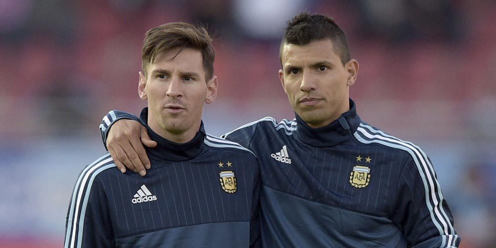 Messi dan Aguero.