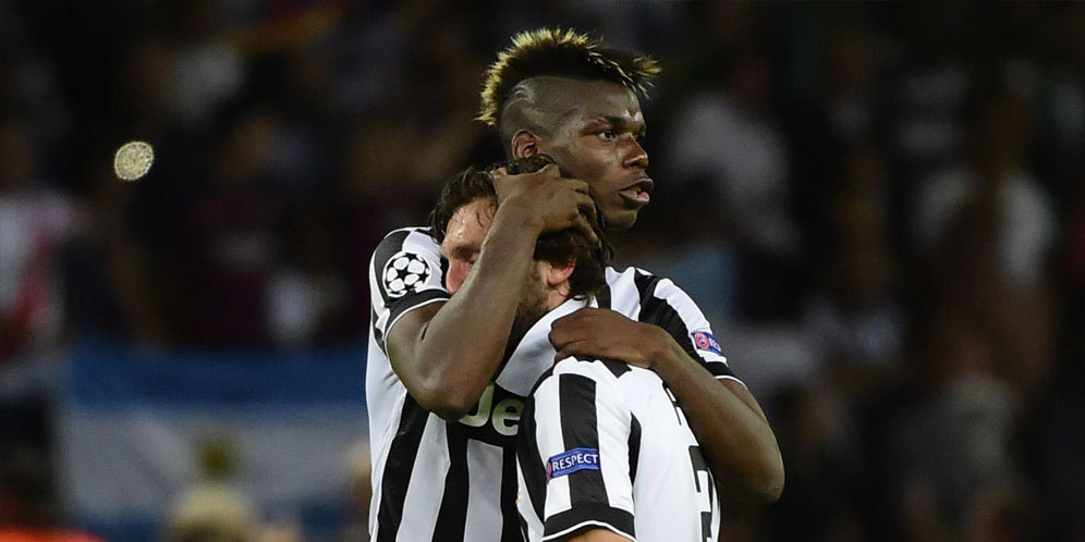 Andrea Pirlo dan Paul Pogba