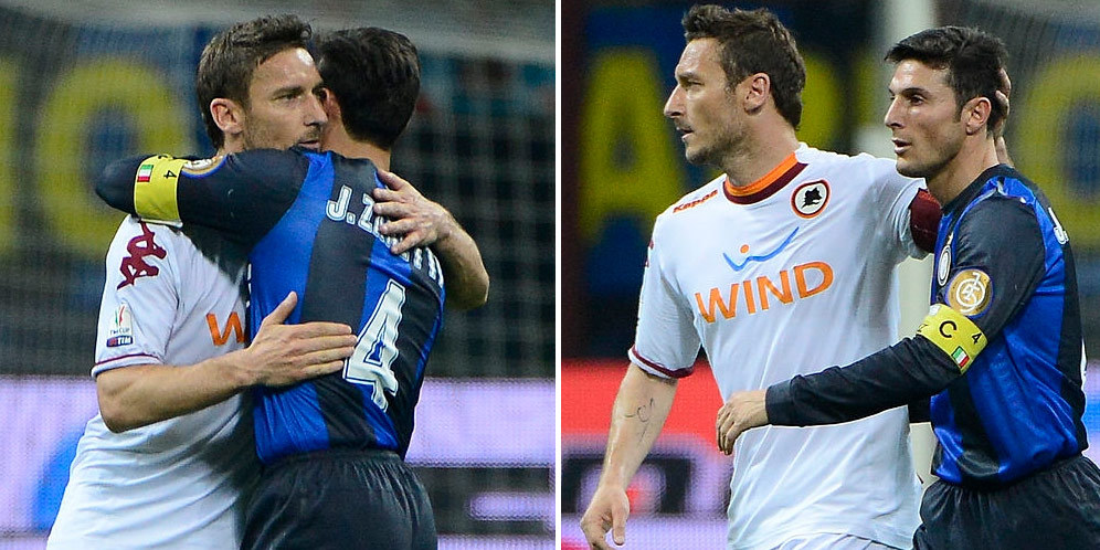 Dari Legenda Untuk Legenda, Totti di Mata Zanetti Dari Legenda Untuk Legenda, Totti di Mata Zanetti