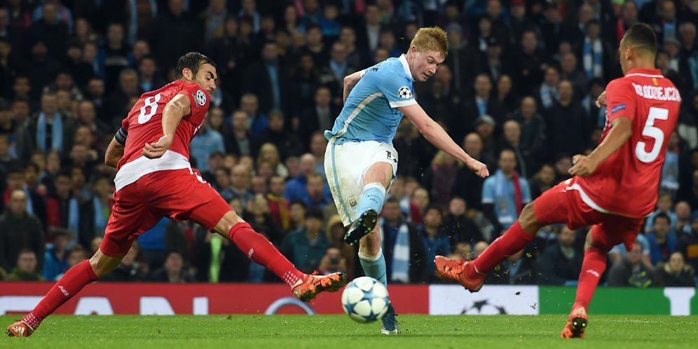 Highlights Liga Champions: Manchester City 2-1 Sevilla Highlights Liga Champions: Manchester City 2-1 Sevilla