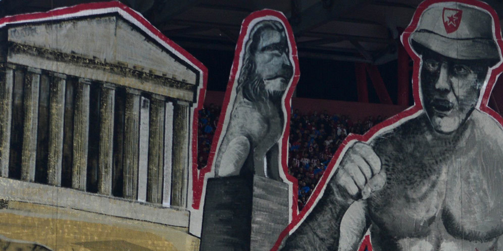 Tifo Spektakuler Suporter Olympiakos Tifo Spektakuler Suporter Olympiakos