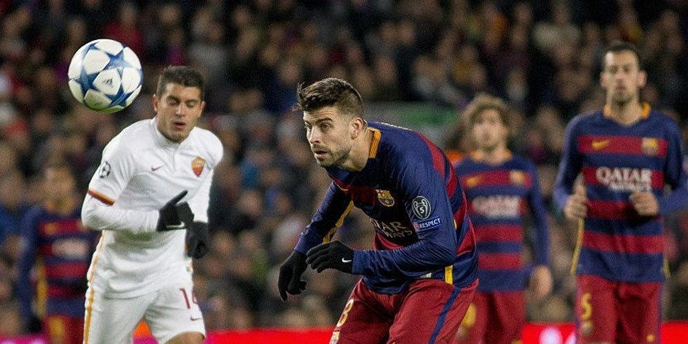Pique Bek Tertajam Keempat di Liga Champions