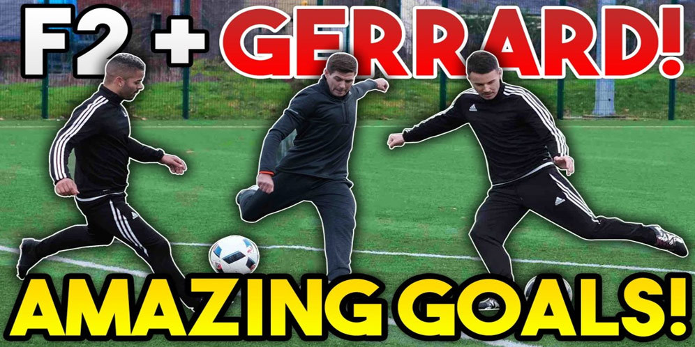 Bareng Dua Freestyler, Gerrard Pamerkan Shooting Tak Masuk Akal Bareng Dua Freestyler, Gerrard Pamerkan Shooting Tak Masuk Akal