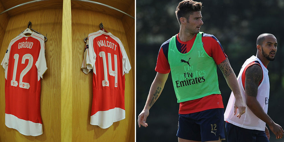Giroud Untuk Possession, Walcott Untuk Counter Giroud Untuk Possession, Walcott Untuk Counter