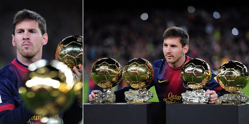 Messi, Rekor 9 Podium Menuju Bola Emas ke-5 Messi, Rekor 9 Podium Menuju Bola Emas ke-5