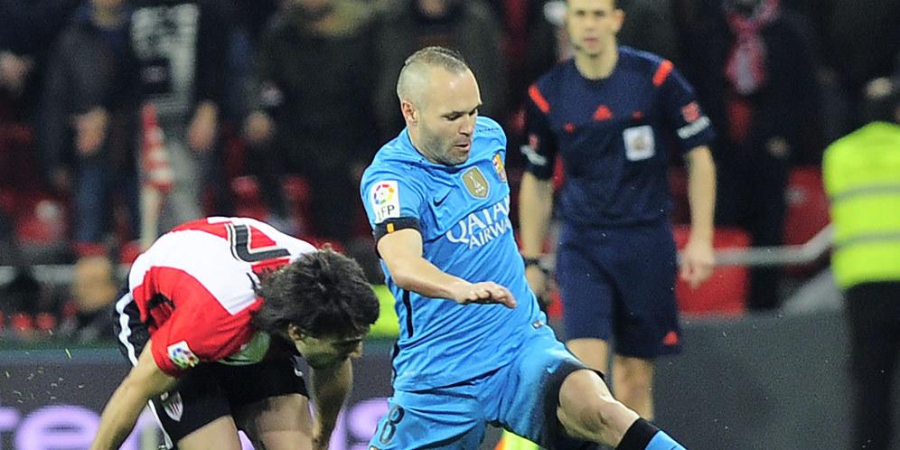 Barca Diundi Lawan Valencia, Ini Reaksi Iniesta Barca Diundi Lawan Valencia, Ini Reaksi Iniesta