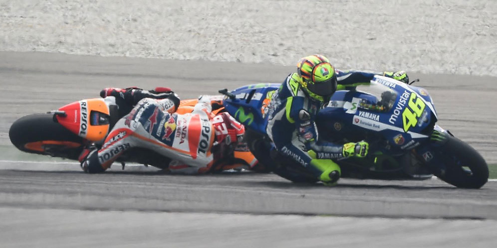 Sepang Clash 2015: Valentino Rossi dan Marc Marquez
