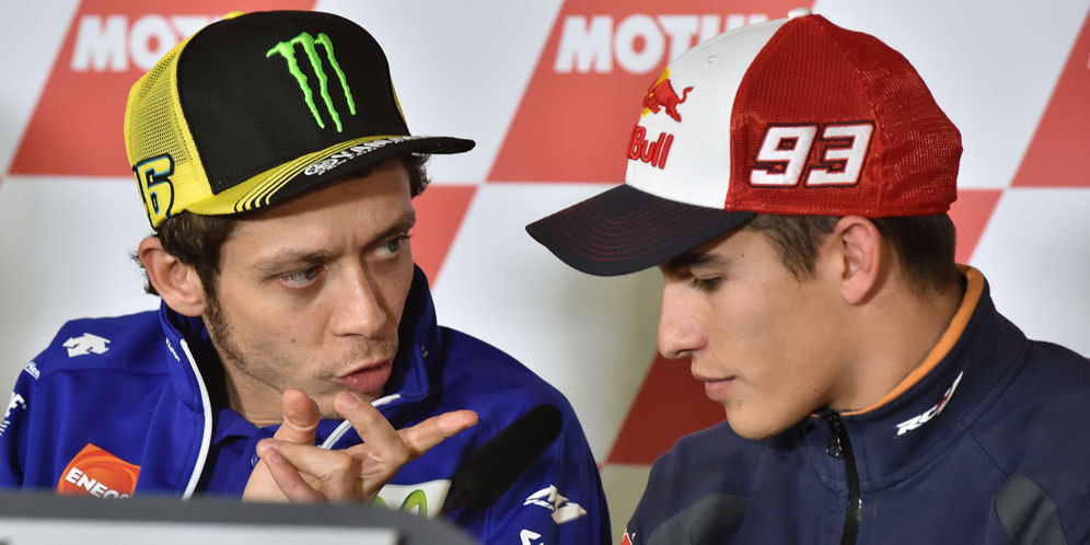 'Rossi vs Marquez Tak Beri Dampak Negatif ke MotoGP' 'Rossi vs Marquez Tak Beri Dampak Negatif ke MotoGP'